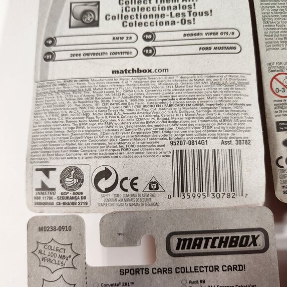 Matchbox Chevy Chevrolet Corvette C6 ZR1 ZR3 Grand Sport Diecast Cars Lot MOC - Picture 11 of 15